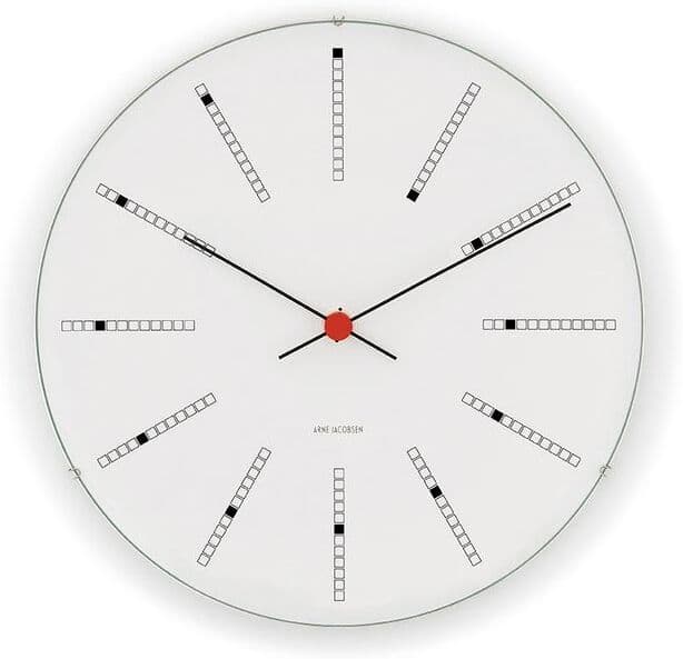 Arne Jacobsen Bankers Veggklokke 16 Cm