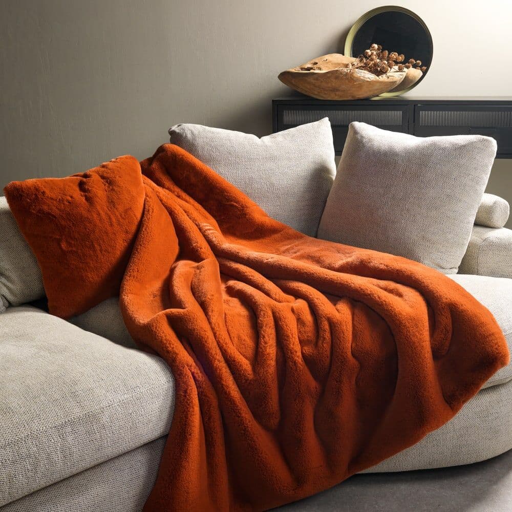 Dutch Decor Plaid orange 140x180 cm Orange 14x1x180cm