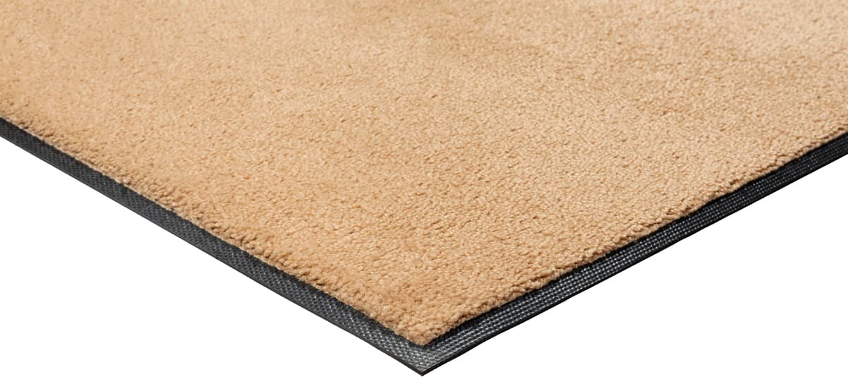 Fussmatte "Original Uni, Schmutzfangteppich" Gr. 2, beige (sand), B:50cm H:9mm L:75cm, Kunstfaser, WASH+DRY BY KLEEN-TEX, Teppiche, Fussmatte, Schmutzmatte, rutschhemmend, auch als Läufer erhältlich sand B : 50cm 1 Stk., 9mm, L: 75cm