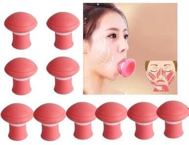 Useful Little Things Silicone Face Masseter Trainer And Jawline Slimming Device 10 Pcs