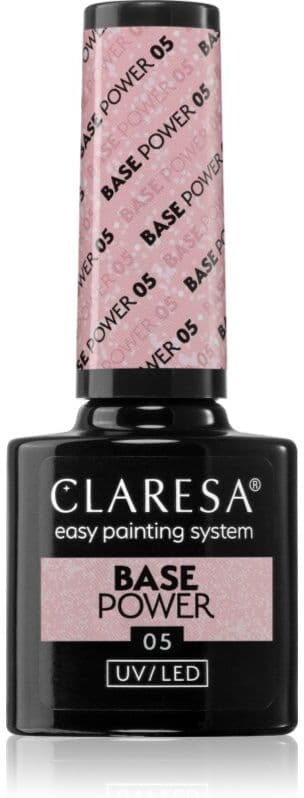 Claresa UV/LED Base Power Base Coat Gel For Gel Nails shade 05 5 g