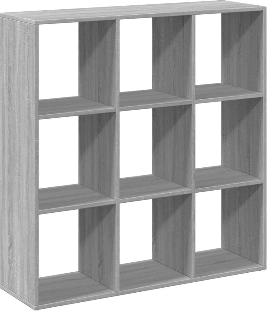 vidaXL Étagère séparatrice de pièce sonoma gris 102x29x103,5 cm