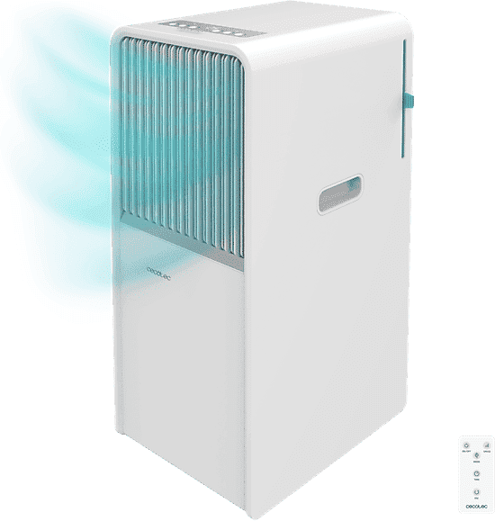 Aire acondicionado portátil - Cecotec ForceClima 12650 Style Heating, 3000 fg/h, 23 m², 5 modos, Deshumidificador, Bomba de calor, Mando, White
