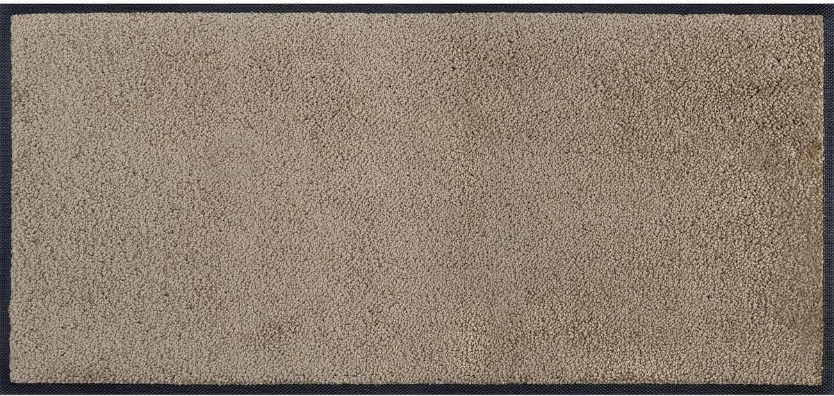 Fussmatte "Schuhgrösse Fussmatte, Beige", beige (natur), B:35cm L:75cm, Kunstfaser, WASH+DRY BY KLEEN-TEX, Teppiche, Fussmatte natur B : 35cm 1 Stk., L: 75cm
