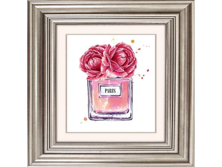 Acrylglasbild QUEENCE Blüten Parfum , bunt (farbe bild(er): bunt), B:40cm H:40cm T:3cm Ø:56,57cm, Bilder, Acrylglasbild, Fine Art-Print in Galeriequalität