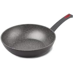 Ghidini Cipriano Viva' Wok Grau und, Pfanne + Kochtopf, Grau