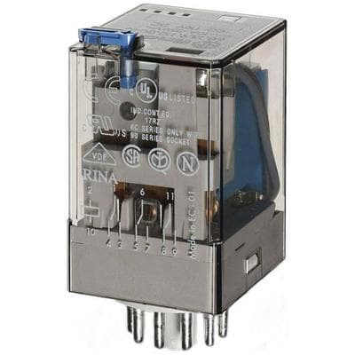 Finder 60.13.9.048.0040 Steckrelais 48 V/DC 10A 3 Wechsler 1St.