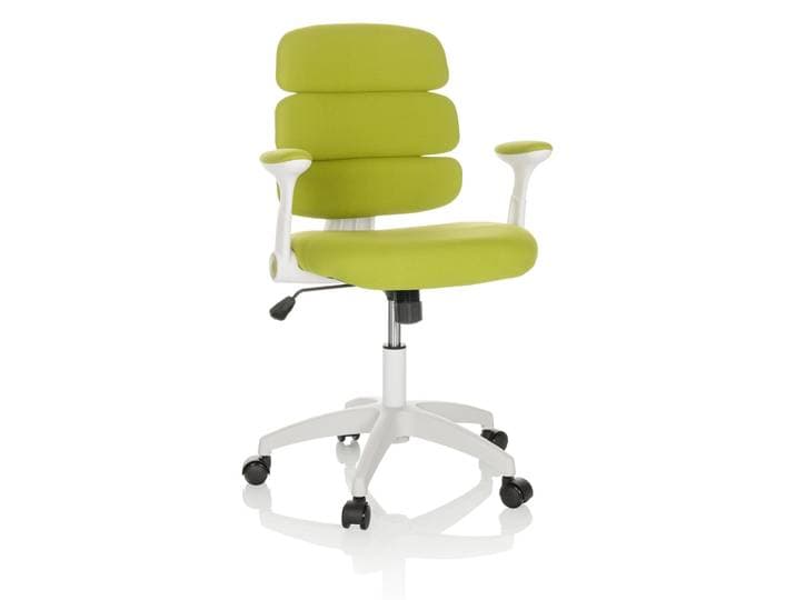 hjh OFFICE Chaise tournante pour enfants KID ERGOLINO W Chaise de bureau pour enfants réglable en hauteur avec accoudoirs Tissu