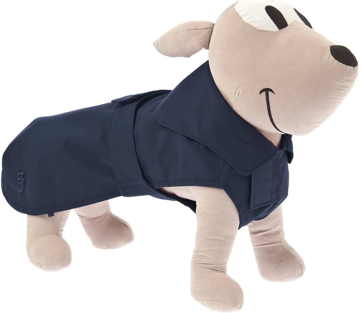 Ferribiella Impermeabile per Cani Acquerella Blu 65 cm
