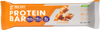 Zelthy Protein Bar Caramel Vegan 50 gr