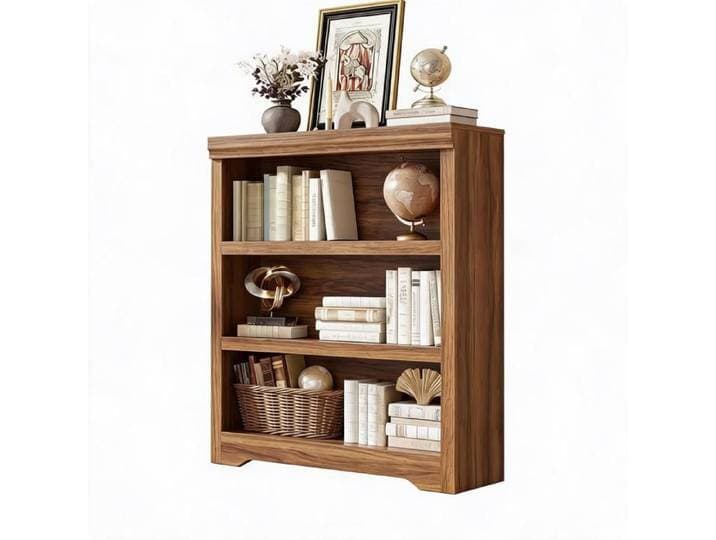 Étagère bureau moderne 3 niveaux – Bois bibliothèque ouverte design classique – Carlo-30 – Largeur 600 mm W600