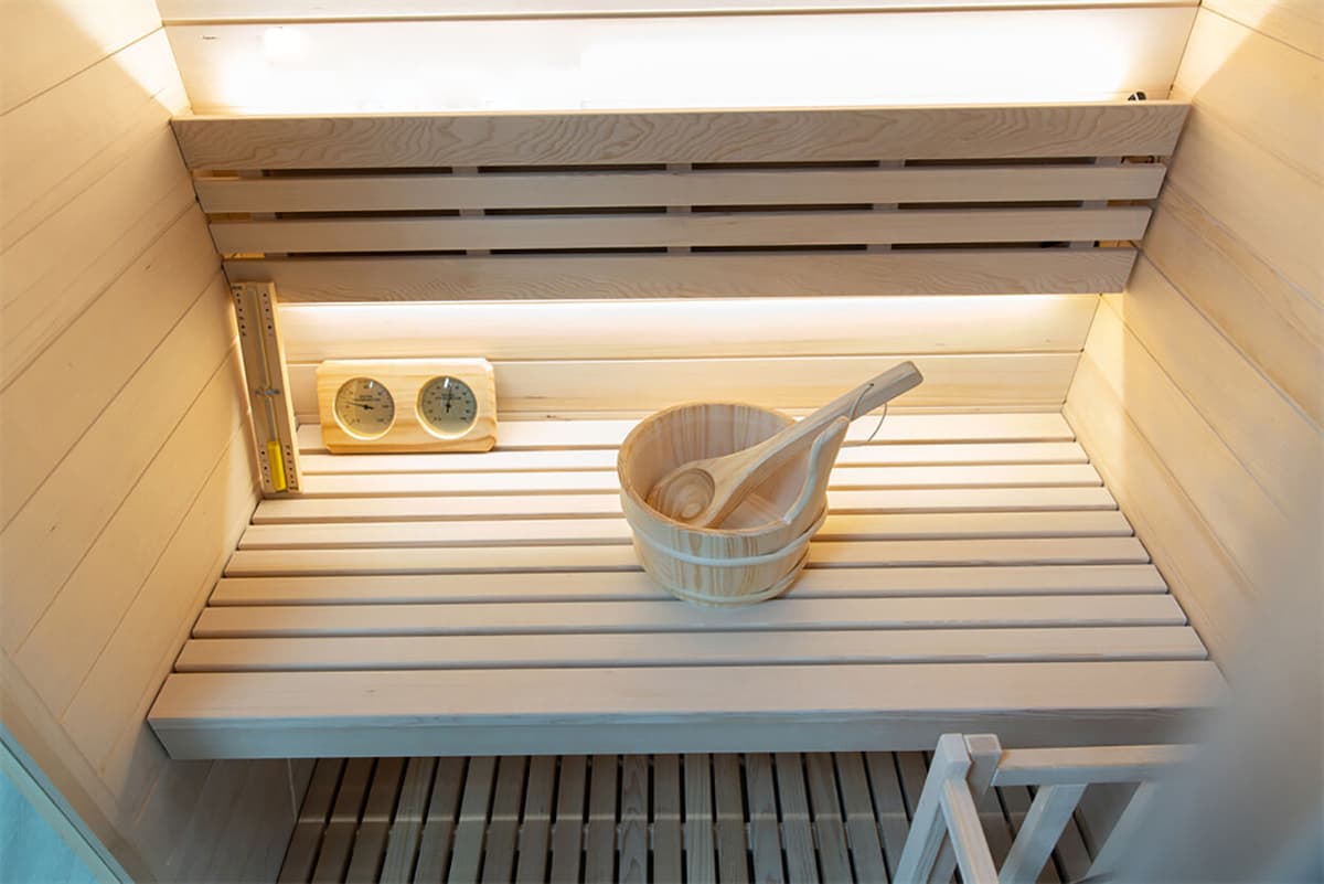 Admiral Traditionel Sauna Højre, 2 Personer