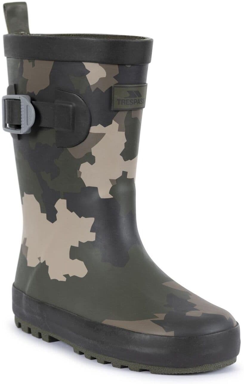 Trespass Puddle Børne Gummistøvler - Camo - 25