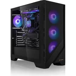 AURUMPC Gaming PC AMD Ryzen 9 9900X3D (2000 GB, 32 GB, AMD Ryzen 9 9900X3D), PC, Schwarz