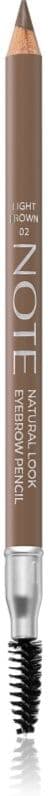 Note Cosmetique Natural Look eyebrow pencil with brush 02 Light Brown 1,08 g