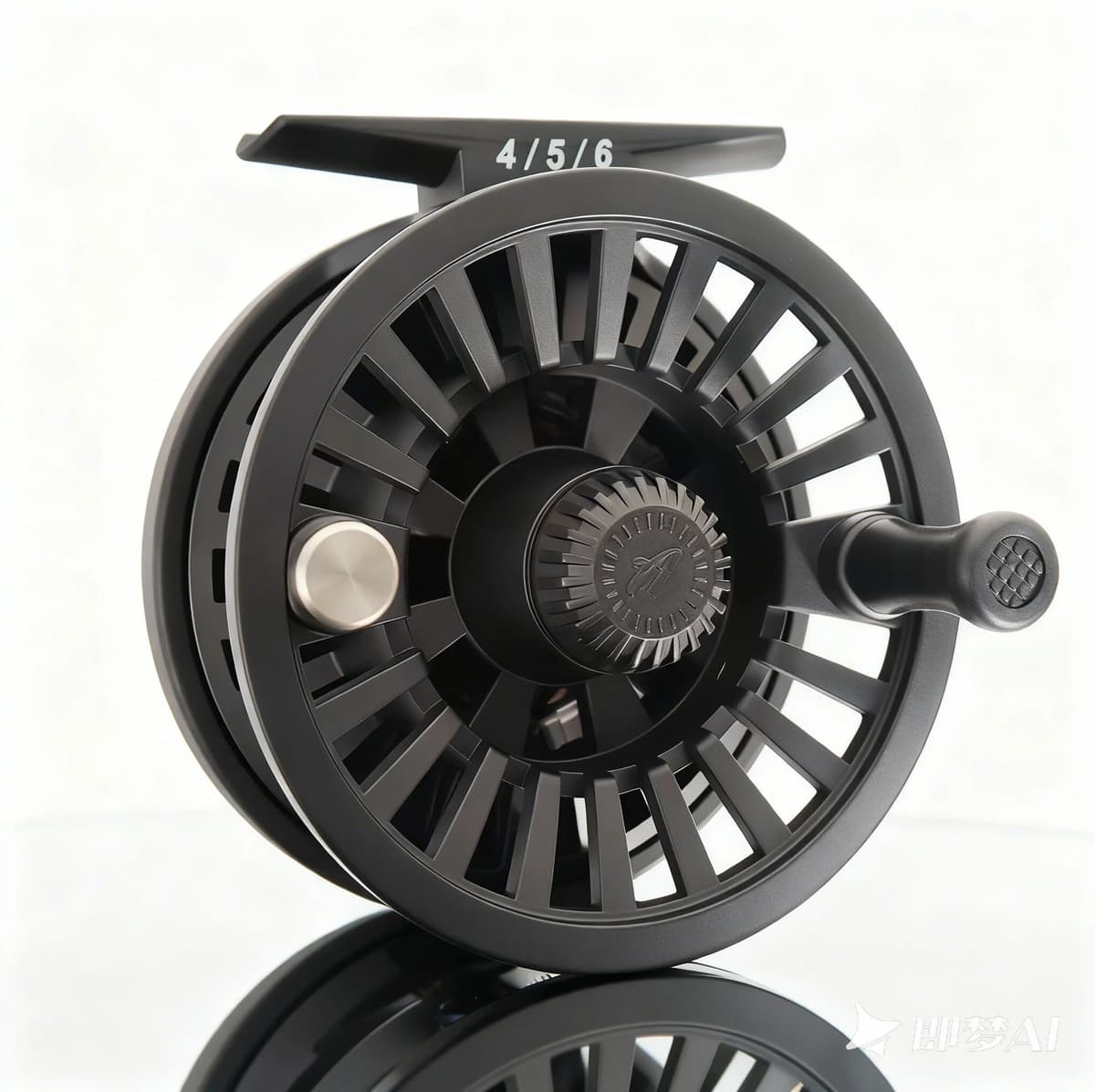 Aventik Lightweight Plastic Fly Fishing Reel, Large Arbor Fly Reel for 1/2/3, 4/5/6, 7/8/9 WT Fly Line, Durable Fishing Reel for Trout