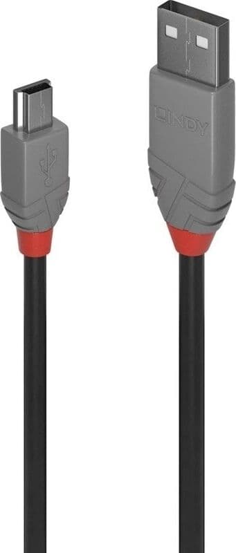 _lindy Lindy USB 2.0 Cable mini USB-B male - USB-A male 5m (36725)