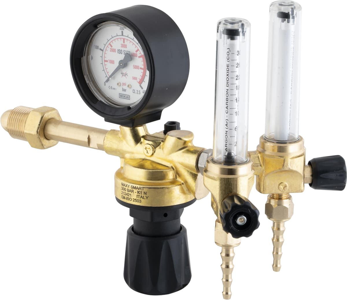 Oxyturbo Riduttore di pressione a due flussometri