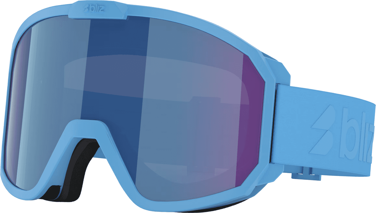 Bliz Kids' Rave Jr Matte Blue/Brown W Blue Multi, OneSize