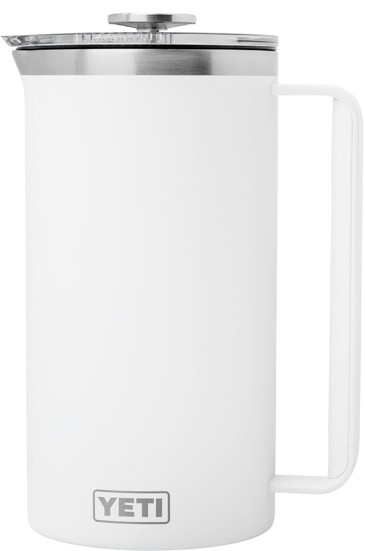 Termiczny zaparzacz tłokowy Yeti Rambler French Press 64oz Twist-To-Lock Lid, White, 1.9L