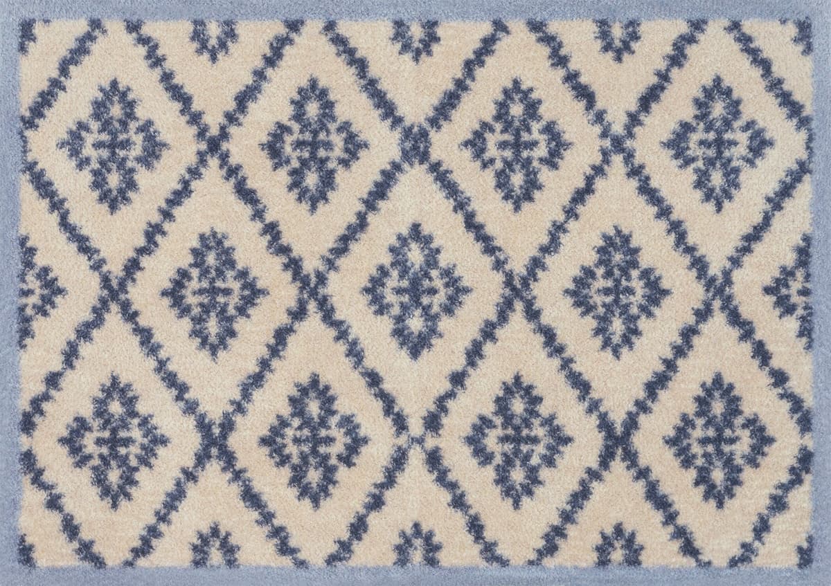 Fussmatte TURTLE MAT "Caraway Neutral", beige (bunt), B:60cm H:9mm L:85cm, Obermaterial: 85% Baumwolle, 15% Viskose, Teppiche, Fussmatte bunt B : 60cm 1 Stk., 9mm, L: 85cm