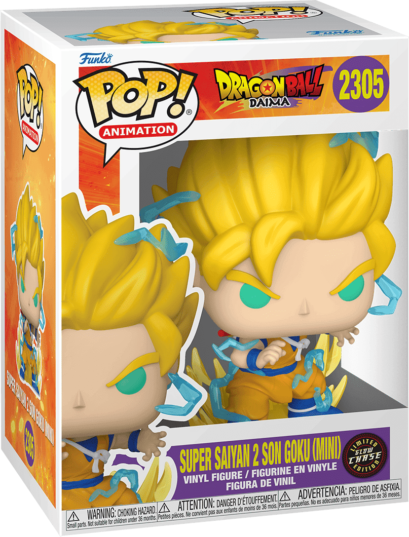 Pop! Vinyl - Dragonball Daima - Super Saiyan Son Goku (1 in 6 Chance of Chase) - Funko 3.75 in Collectible Action Figure