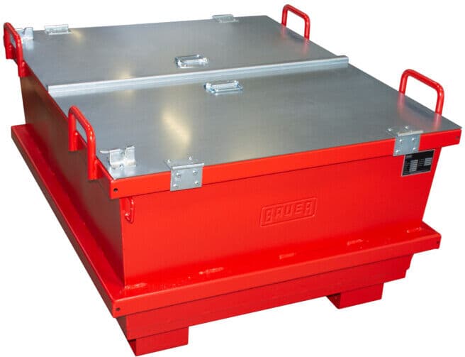 Bauer Südlohn Conteneur universel UC 500, peint, rouge feu (4472-09-0000-3000)