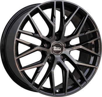 MAM Wheels Rs4 Black Painted 7.5x17 ET 45 5/112 Alufelge Schwarz