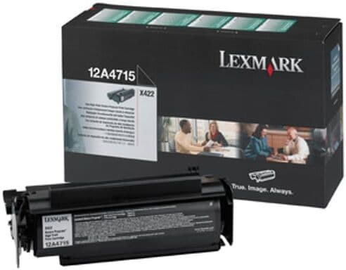 Lexmark 12A4715 toner preto
