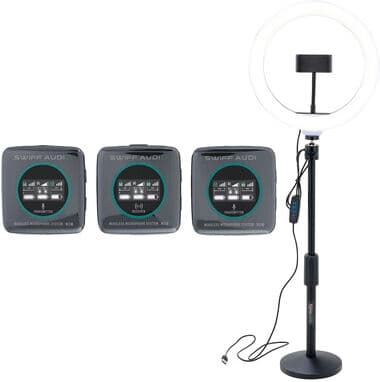 Swiff Audio M3 PRO Ring Light Creator Set grigio