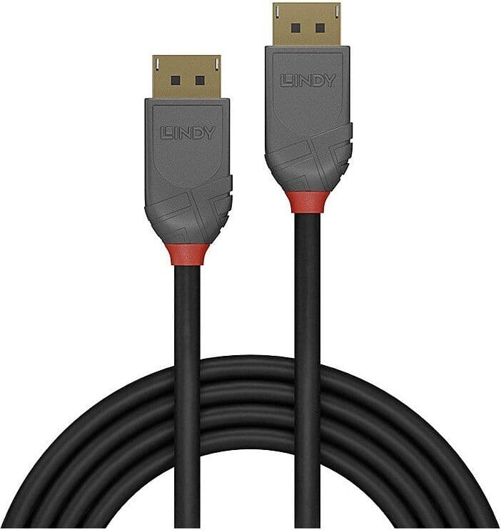 Lindy Anthra Line DisplayPort To Display Port 1.2 black 7.5m 36485