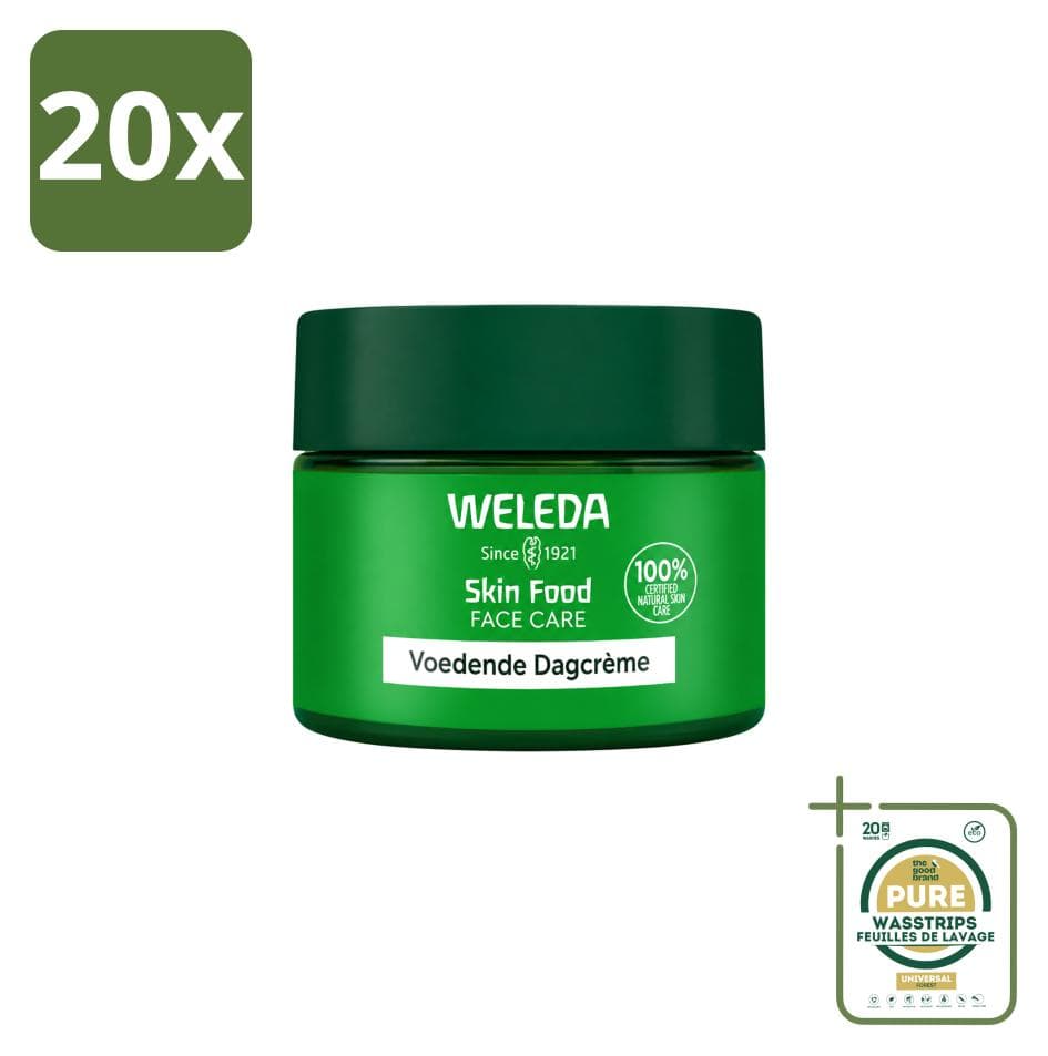20 x Weleda Skin Food Tagescreme - Pflegend - 40 ml - Vorratspackung - 20 Stücke
