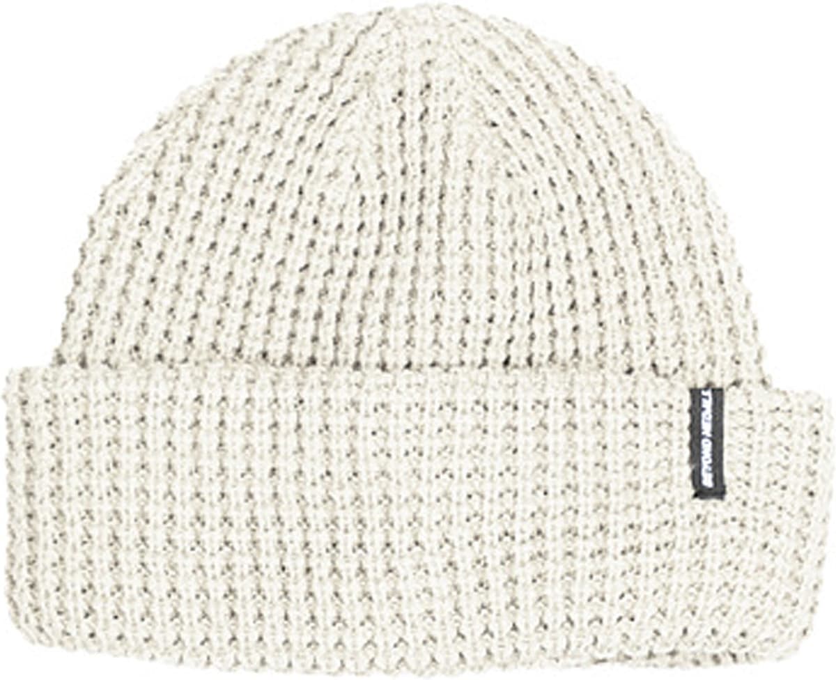 BEYOND MEDALS WAFFLE BEANIE WHITE