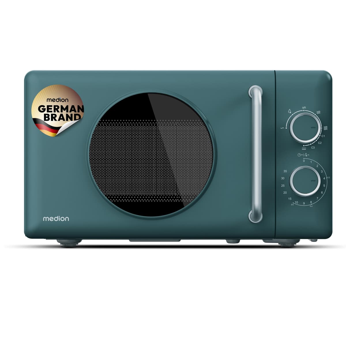 Medion MD100119 Retro Mikrowelle petrol 800W 20L 50079843