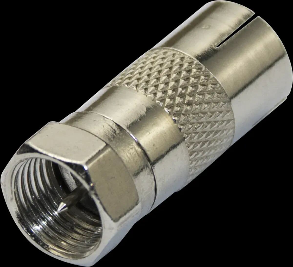 Antenne Overgang Fra Ice Til F-Kontakt - F-Hann/iec-Hunn Adapter