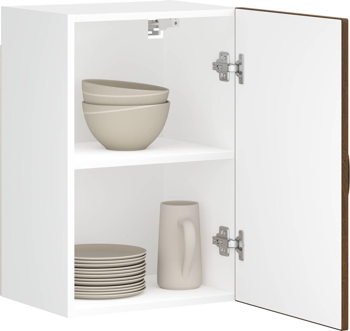 vidaXL Armoire murale de cuisine Lucca chêne marron bois ingénierie