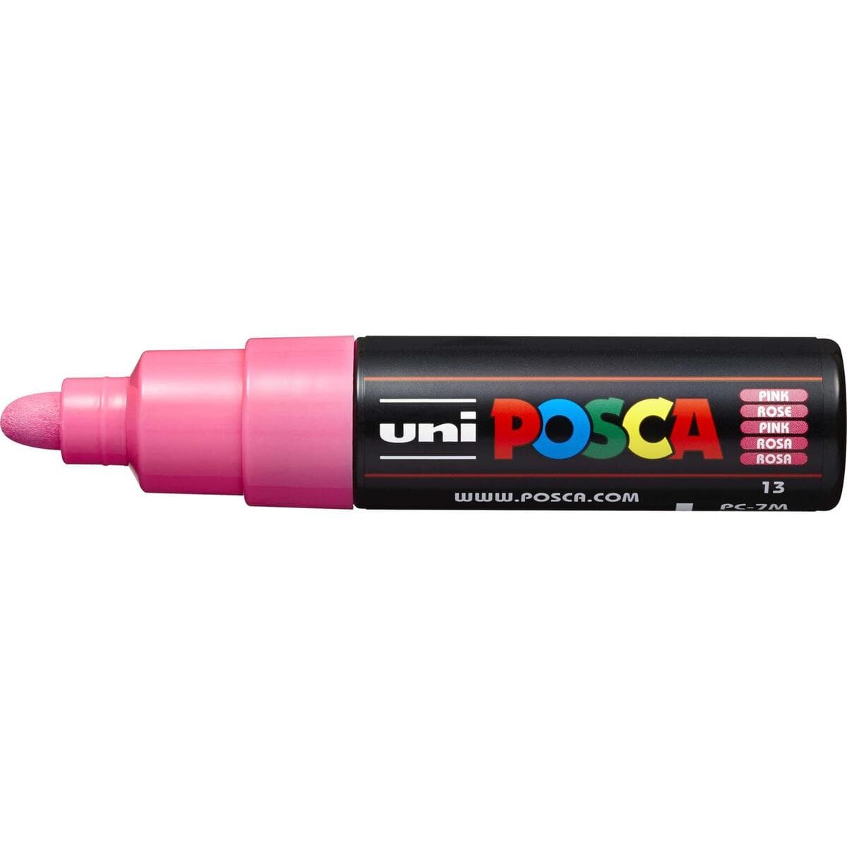 POSCA Acryl Marker PC-7M Breite Spitze 4,5 - 5,5mm, rosa