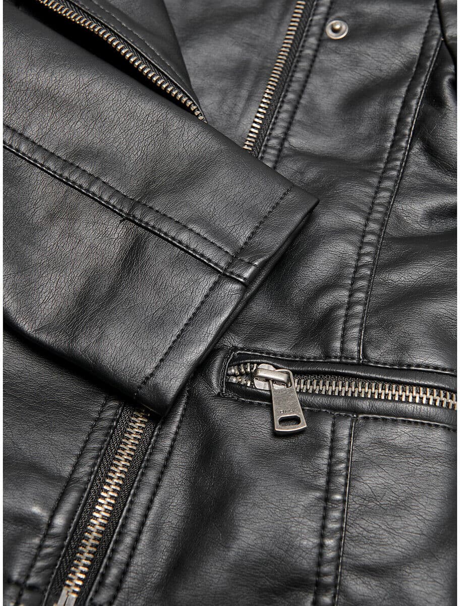 KIDS ONLY Veste esprit motard en simili