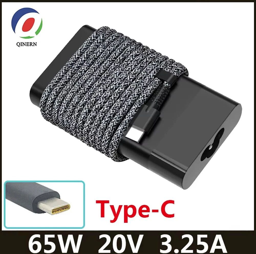 LZUMWS 20V 3.25A 65W USB Type-C Laptop Adapter For HP Elitebook Spectrex X360 1030 1040 G3 G7 13 15 Pro 14-DB0006AU