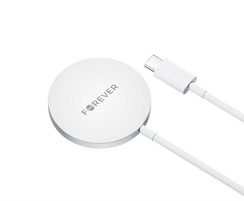 Trådløs Hurtiglader Til Sony Xperia 1 V – 15w – Magnetisk – Usb-C – Hvit