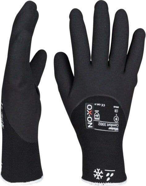 Ox-On Arbejdshandske Winter Comfort 3302, Str 10