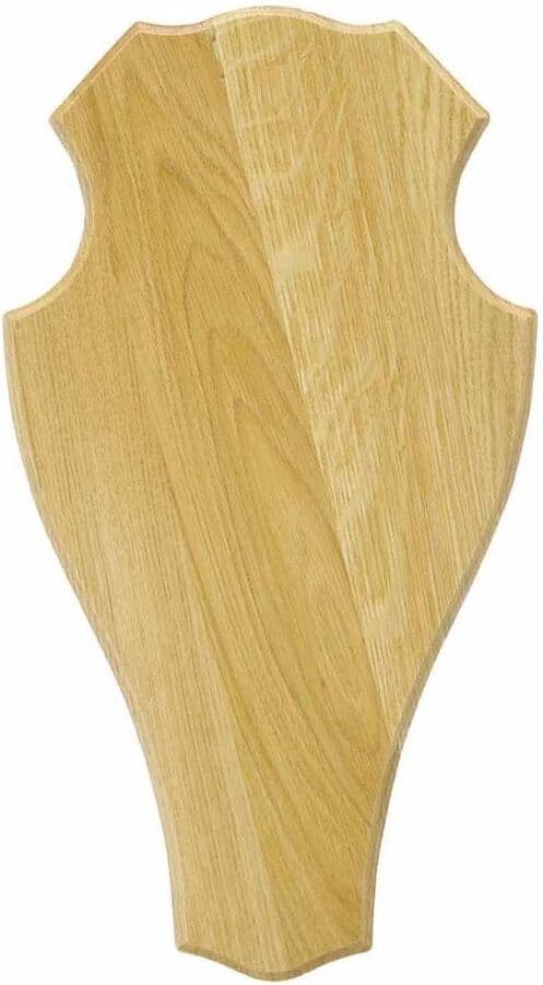 EuroHunt Trofeplate Lys Eik 40x22 cm