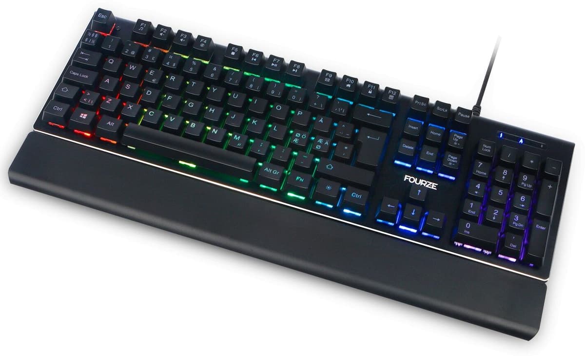 Fourze GK100 semi-mekaniskt RGB-gaming-tangentbord