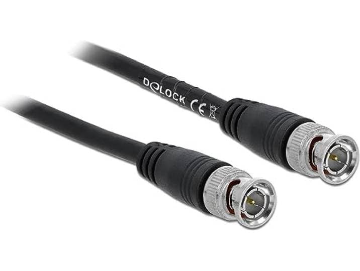 DELOCK kabel BNC stekker naar BNC stekker 20m