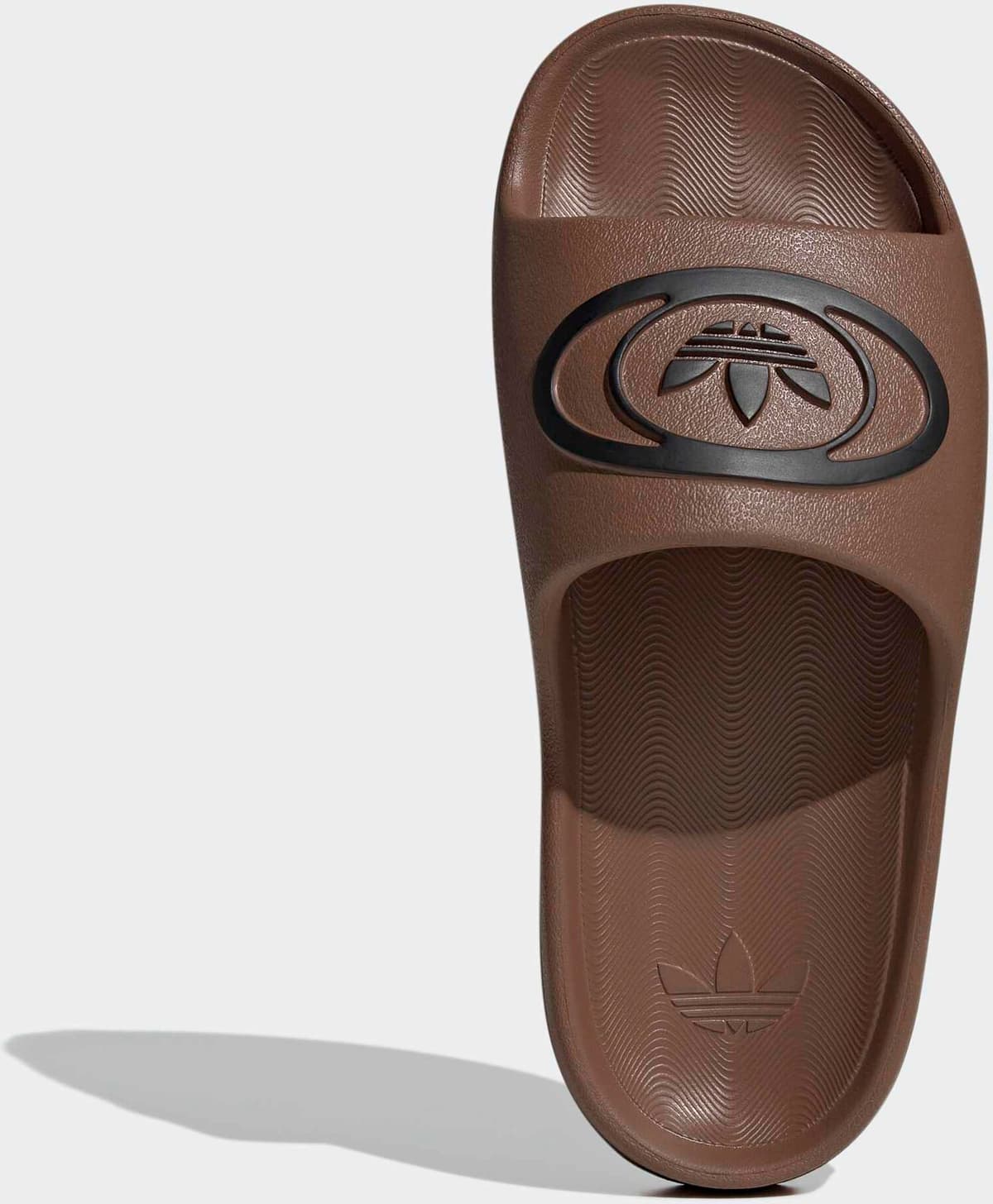 Badesandale ADIDAS ORIGINALS "ADILETTE 00S BADESCHLAPPEN", Herren, Gr. 43, braun (preloved braun, core schwarz, none), Synthetik, Schuhe Badesandale, Badelatschen preloved braun, core schwarz, none 43