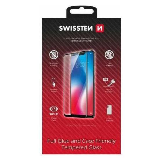 Swissten CASE FRIENDLY glass Galaxy S24 Plus, black (Samsung Galaxy S24+) (49660948)