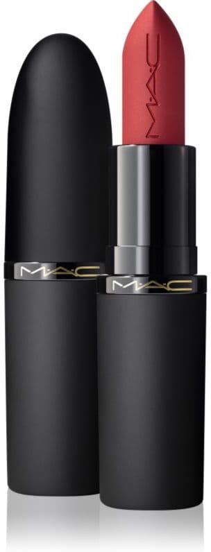 MAC Cosmetics Powder Kiss Hazy Matte ματ κραγιόν απόχρωση Dubonnet Buzz 3.5 γρ