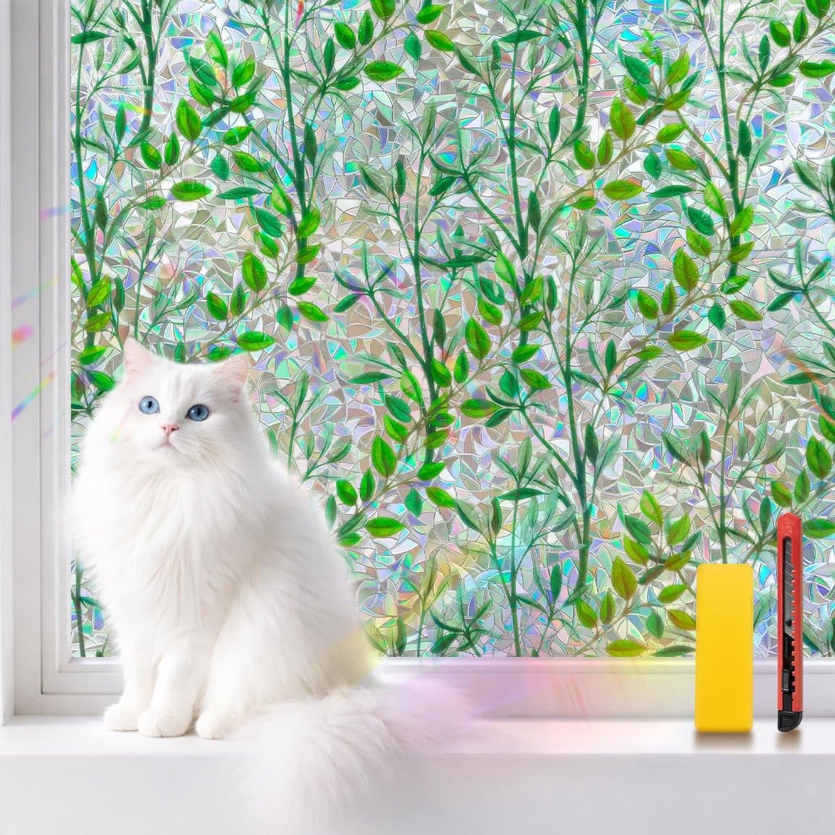 Dailygoods Niviy Zelfklevende raamfolie 44,5 x 200 cm