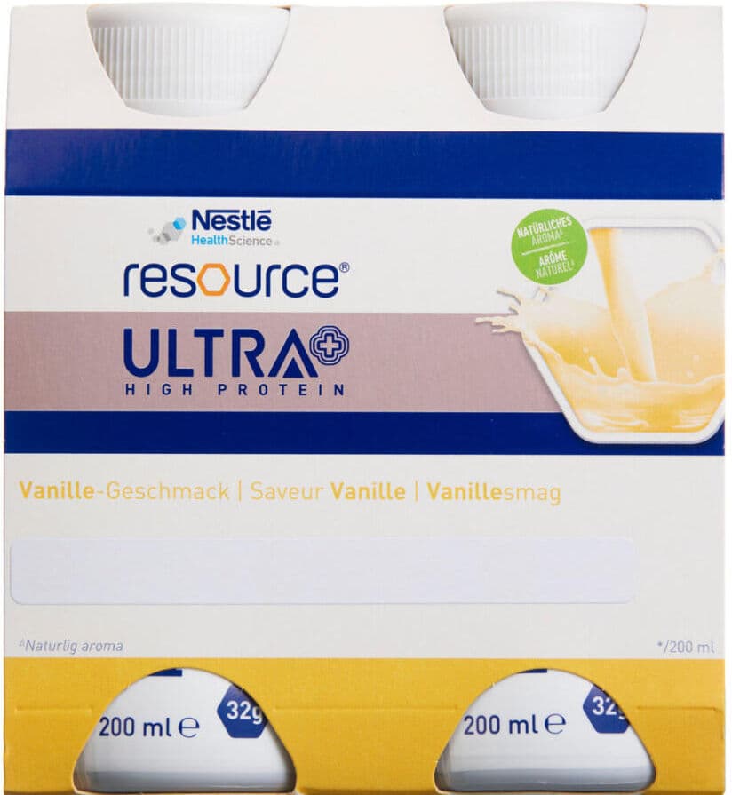 Resource Ultra Vanilje 4 x 200 ml