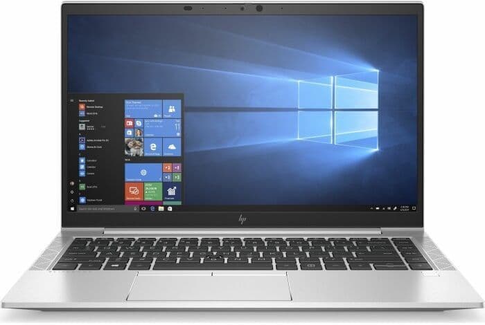 HP EliteBook 840 G7   i5-10210U   14"   16 GB   256 GB SSD   FP   Bakgrundsbelyst tangentbord   Webcam   4G   Win 11 Pro   DE